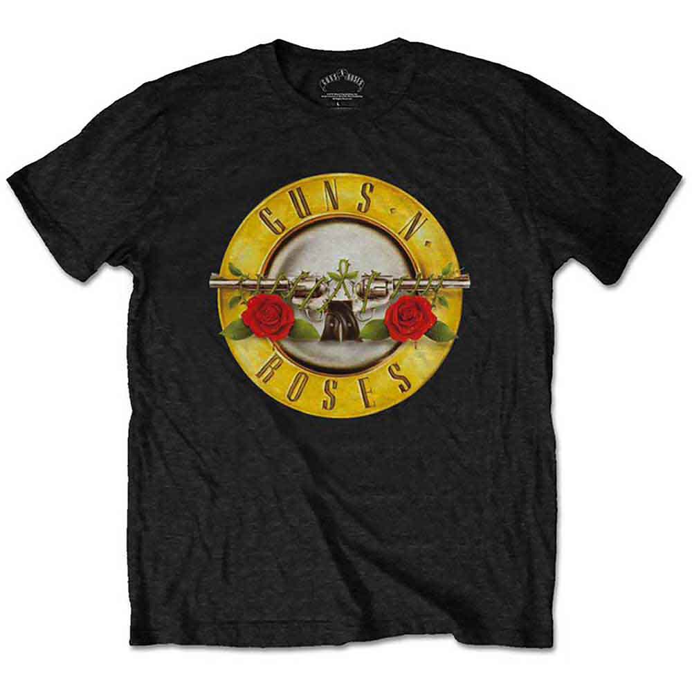 Kids' t-shirt with Guns N' Roses classic skull logo, size 3-4 years.