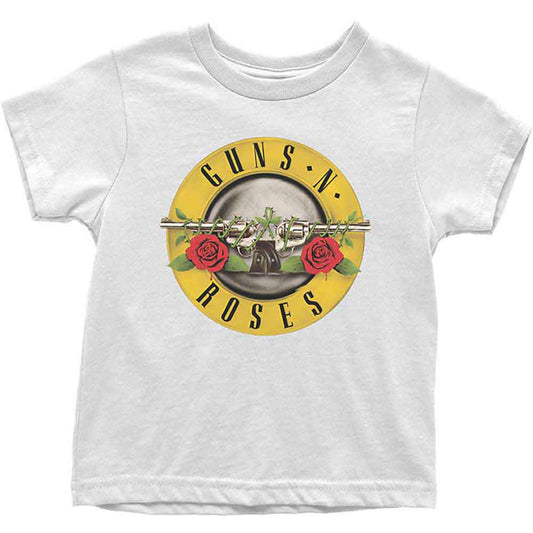 Guns N' Roses logo t-shirt for toddlers, approximately 18 months old.