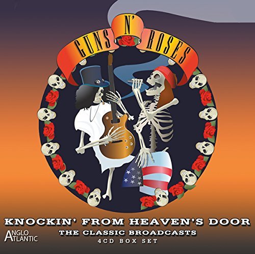 Guns N' Roses album cover featuring skeletons playing instruments with roses.
