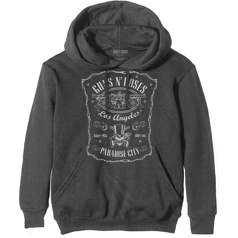 Guns N' Roses "Paradise City" hoodie, small size, likely dark colored.