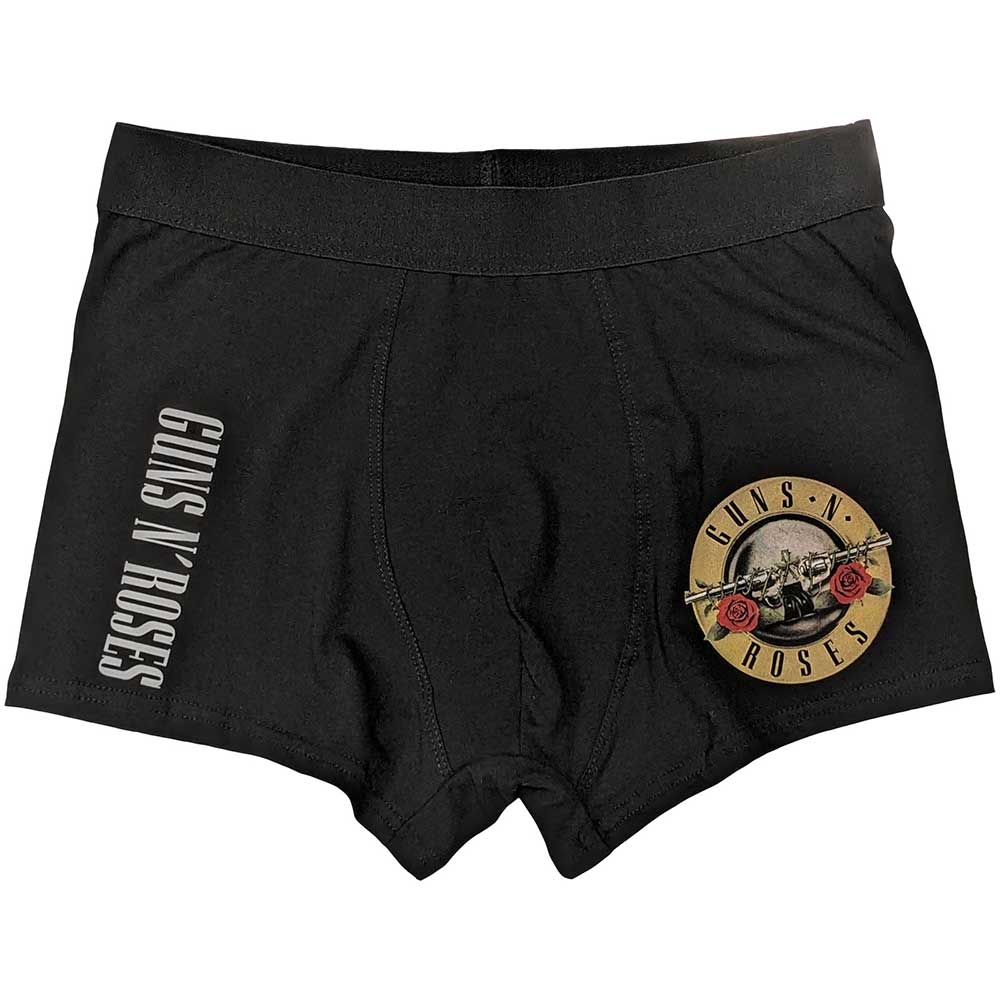 Guns N' Roses logo boxers, size XX-Large, likely patterned with band's imagery.