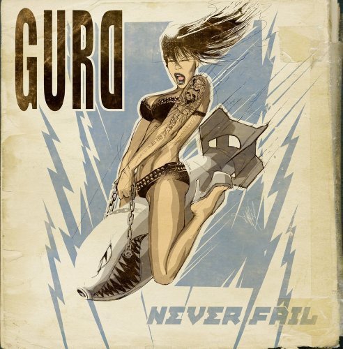 CD cover art: illustrated woman with a chainsaw, lightning bolts, and text.