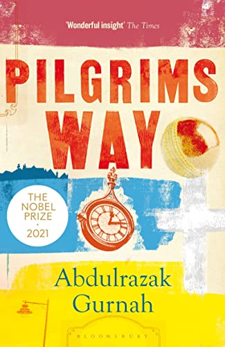 Book cover for "Pilgrims Way" by Abdulrazak Gurnah, featuring a clock.