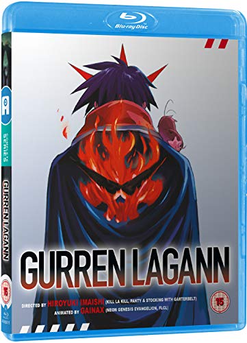 Blu-ray case featuring an anime character wearing a dark cape with flame patterns.