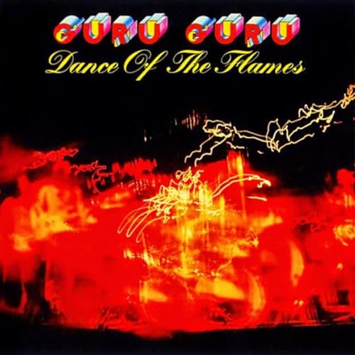 CD cover: “Dance Of The Flames” with fiery imagery and script.