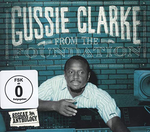 CD cover for Gussie Clarke’s “From The Foundation” featuring his portrait.