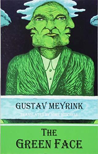 Book cover: green-skinned man with multiple noses and text details.