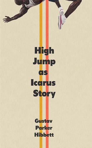 Book cover: athlete mid-jump over vertical orange and yellow lines.