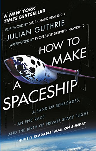 Book cover: "How to Make a Spaceship" with a spaceship illustration.