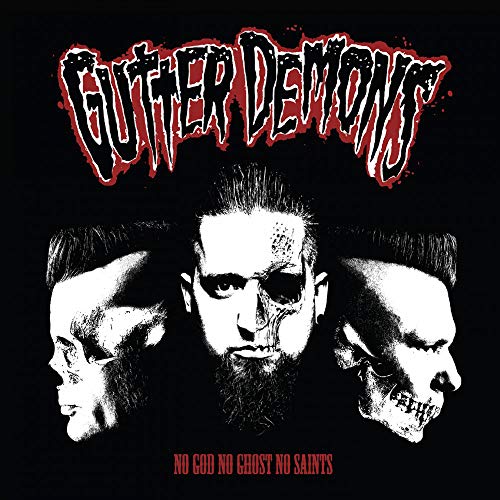 CD cover for Gutter Demons with three distorted, shadowed faces.
