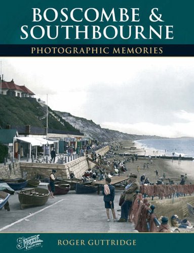 Book cover depicting a vintage seaside scene of Boscombe and Southbourne.