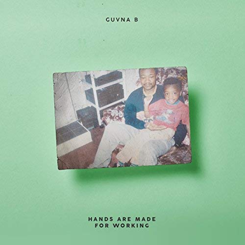 CD cover with a vintage photo of a man and child on a green background.