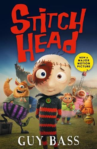 Book cover featuring a stitched-up boy and colorful, quirky monster friends.
