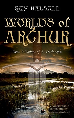 Book cover: “Worlds of Arthur” with a sword and landscape imagery.