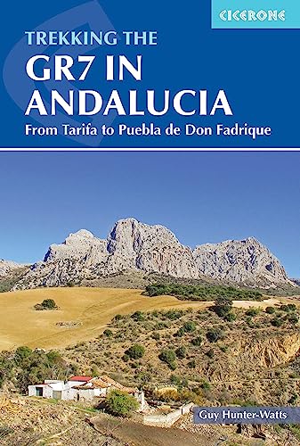 Book cover depicting a mountainous landscape in Andalucia, Spain.