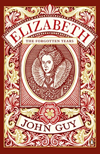 Book cover: portrait of Queen Elizabeth I in ornate gold frame.