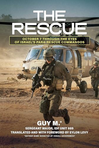 Book cover: Soldier with rifle near helicopter, desert background.