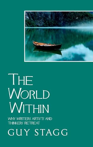 Book cover with teal background, boat on water, and white text.