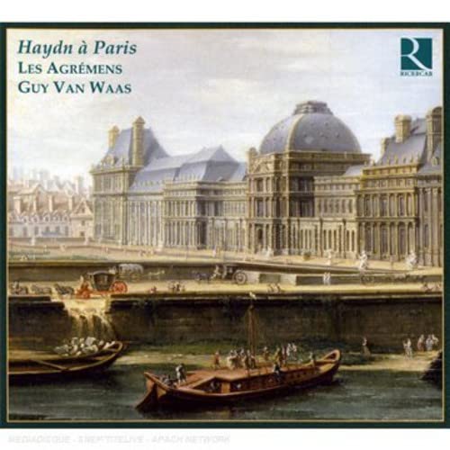 CD cover depicting the Louvre palace and boats on a river.