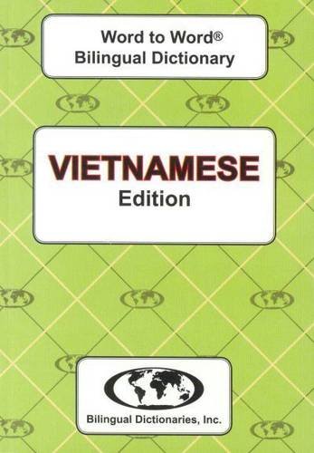 Green dictionary cover with "Vietnamese Edition" and a world globe logo.