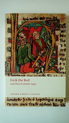 Book cover: “Eirik the Red” with medieval illustration and text.