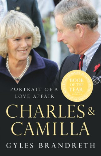Book cover featuring Charles and Camilla, smiling and looking at each other.