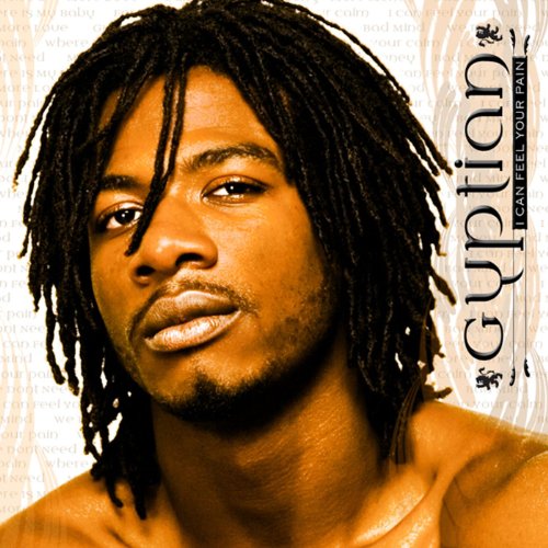 Gyptian album cover featuring the artist with long dreadlocks, close-up portrait.