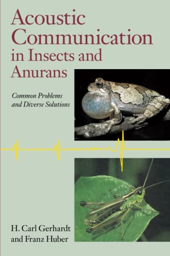 Book cover featuring a frog, grasshopper, and sound wave graphics.