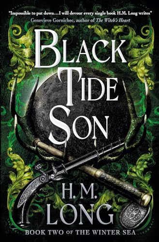Book cover: dark fantasy with antlers, a gun, and ornate lettering.