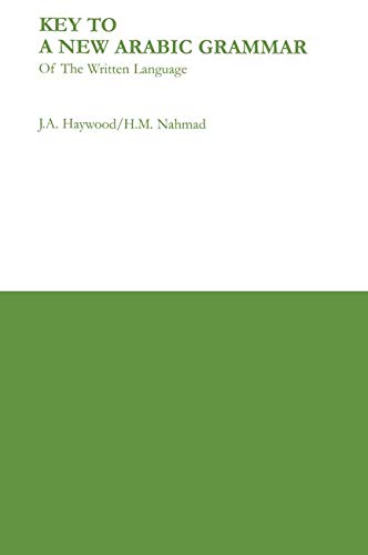 Book cover: "Key to a New Arabic Grammar" with green and white blocks.