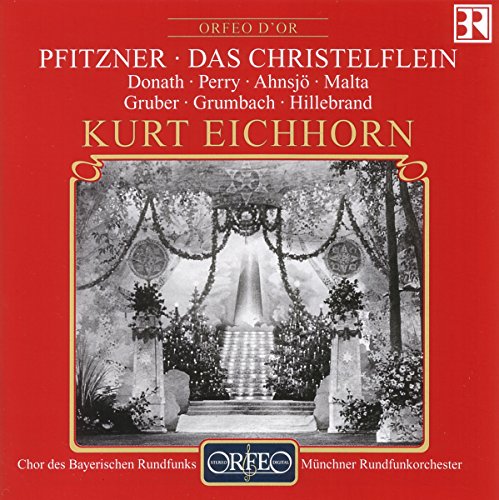 CD cover for Pfitzner’s “Das Christ-Elflein” with a garden scene.