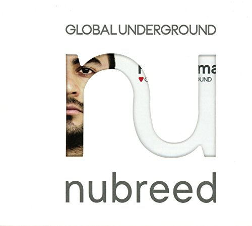 CD cover with a man’s face forming the letter ‘n’ and text.