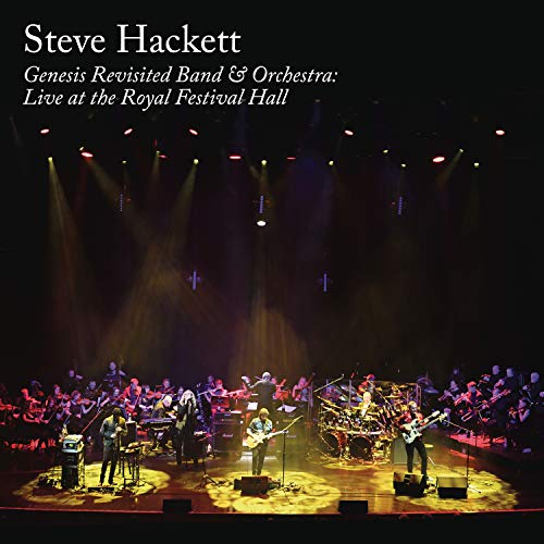 Steve Hackett album cover featuring a live orchestra on stage.