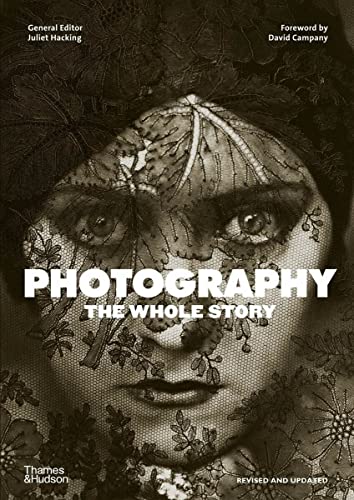 Book cover: "Photography: The Whole Story" with a veiled face.