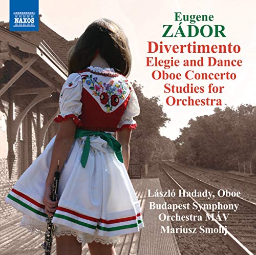 CD cover featuring a young girl in traditional clothing with an oboe.