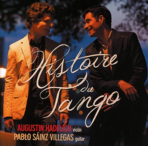 CD cover featuring two men and the title “Histoire Du Tango.”