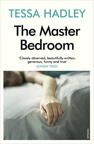 Book cover: “The Master Bedroom” with image of hands on bedding.