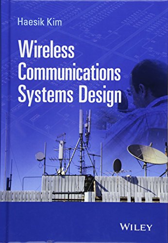 Book cover: "Wireless Communications Systems Design" with communication towers.