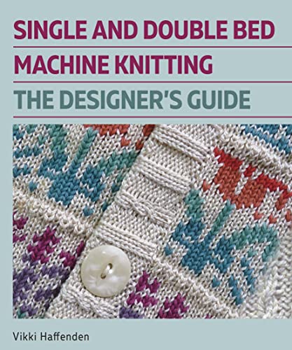 Book cover with a close-up of a colorful, patterned knitted garment.