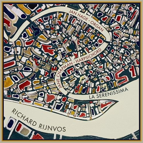 CD cover: Abstract map of Venice with text naming artists and album.