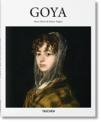 Book cover featuring a Goya portrait of a woman with a veil on black.