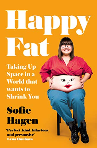 Book cover: woman in red and blue, with illustrated belly.