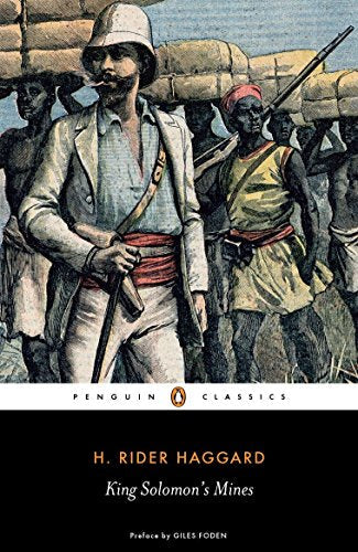 Book cover: a man in colonial attire leads African porters.