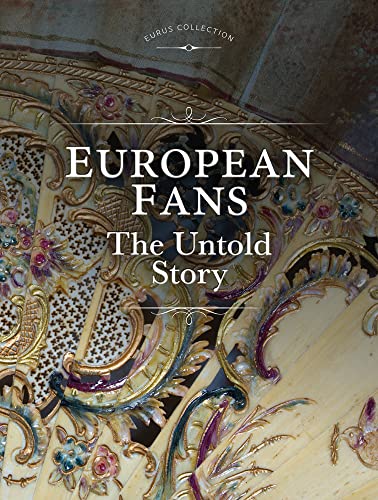 Book cover featuring ornate, vintage European fans with gold detailing.