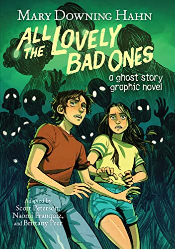 Graphic novel cover with two children surrounded by shadowy figures.