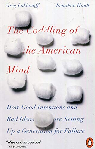 Book cover with title text and scattered cotton balls on a white background.