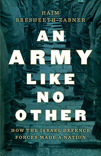 Book cover with soldiers and bold white title: "An Army Like No Other.