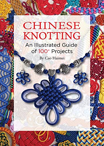 Book cover featuring colorful Chinese knotting projects and jewelry.