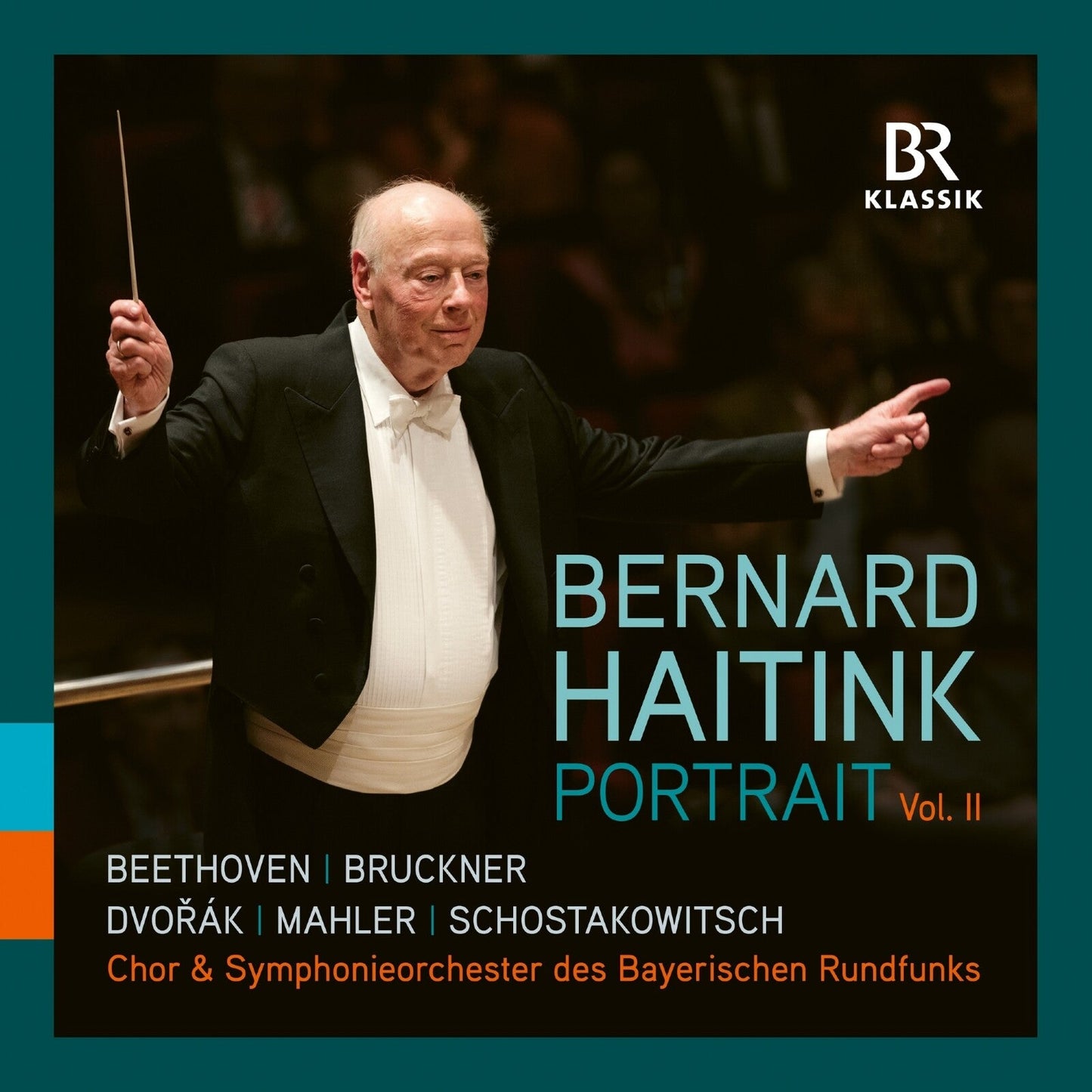 Bernard Haitink conducting an orchestra on a CD cover titled Portrait Vol. II.
