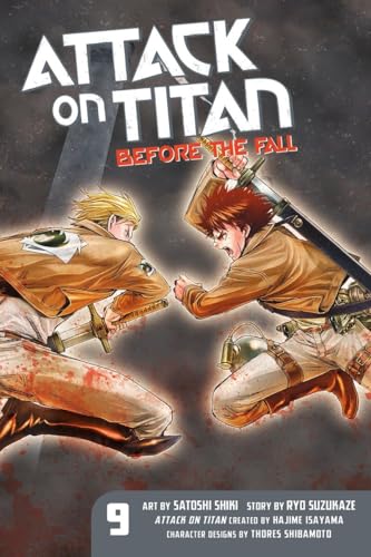 “Attack on Titan: Before the Fall” volume 9 cover with two soldiers.